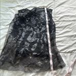 Elegant Black and silver Blouse nwot Photo 3