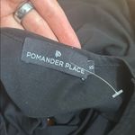 POMANDER PLACE Black Vesty Long Sleeve Crewneck XS NWOT Black Photo 3