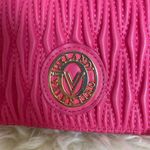 Valentino Orlandi Pink Quilted Crossbody Bag Adjustable Strap Women's Pink Photo 1