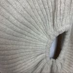 Carson Alpaca blend long line cocoon oversized sweater , oatmeal M Tan Size M Photo 4