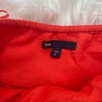 Gap Strapless Pom Pom Dress Coral Pink Photo 5