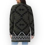 Frye  Women's The Cozy Cardigan, Green (Burnt Olive Combo), Size Large Photo 1