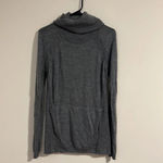 Lululemon sweat & savasana merino wool sweater cowl neck $148 fall gray Photo 1