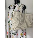 Banana Republic Cream Leather Shoulder Bag Photo 9