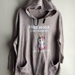 2X Unicorn Hoodie with Ears and Funny Saying Pink Photo 0