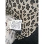 CACHE Women’s Animal Print Cutout Shimmer Size M Rayon Spandex Blend Sweater Size M Photo 4
