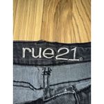 Rue 21  Womens Jean Shorts 9/10 Denim Cuffed‎ Y2K Diamond Button Stretch Photo 2