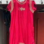 Red Kurta/ Indian Dress Photo 10
