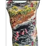 Vintage Cloz's New York Hawaiian Tropical Beach‎ Dress Women's Made In USA M Size M Photo 2