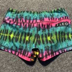 FLEO Shorts Mid Rise 2.5” Jewel Tie Dye Size Small Multiple Photo 1