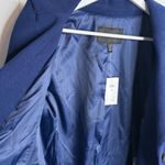Banana Republic  Mid Length Car Coat Patriot Blue New with Tag Sz Medium Petite Photo 4