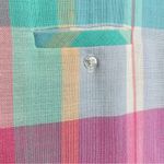 Vintage Pastel Top Boxy Plaid Women JCPenny Retro Twee Nostalgia Whimsy 80s Fun Pink Photo 5