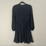 Baltic Born  black Woodbury satin mini dress Sz S Wedding Party Holiday Luxury Photo 2