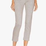 Theory Women's Grid Slim Fit Cropped Pants Size 4 Photo 0