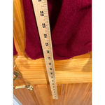 TSE Red Wool Cashmere Turtleneck Sweater M Sculptural Textured Back Minimalist Photo 5