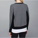 Lululemon Yogi Crew Sweater Black / White Photo 1