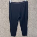 Eileen Fisher Womans Pants XL Black Tencel Lyocel Knit Pants Slim Leg Pull On Photo 5