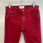 The Great Almost Skinny Cherry Pie Red Ankle Jeans Size 28 Photo 3