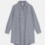 Levi's  Gray Button-Up Sleep Shirt Photo 3
