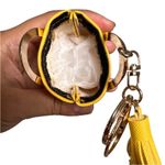 None NIB Mini Bag Charm Key Charm Coin Purse Keychain Pendant with Tassel Photo 4