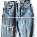 RE/DONE Originals High-Rise Stovepipe Light Rinse W/Rips- Size 26 Photo 11