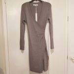 Adelyn Rae 💕💕 Faux Wrap Knit Sweater Dress Photo 6