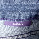 NYDJ Skinny Fit Blue Denim Jeans Snakeskin Fish Scale Print Women's Size 6 Photo 7