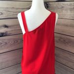 Sunday in Brooklyn Anthropologie Red Asymmetric Tank Top  Photo 3