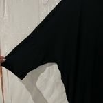 Eileen Fisher  Black Mockneck Shirt Size Medium Photo 2