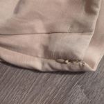 Loft  Linen Blend Cream Dress Shorts With Side Zipper Size 10 Photo 2