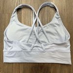 Lululemon Energy Bra Long Line Women's Size 8 Medium Support Unpadded Purple Photo 0