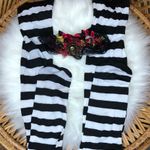 Pirate Costume Stripe Socks and Garter Photo 0