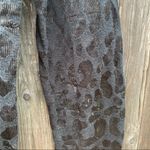 Vince Camuto Animal Print Lightweight Sheer Sweater in Black, Small, Leopard Photo 14