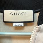 Gucci L/S Jersey Stripe Dress Sz Medium bell shape oversized half zip top Photo 7