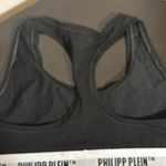 PHILIPP PLEIN black sports bra racer back band Size XL Photo 2