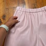 PINKO Pink Faux Leather Shorts 6 Photo 3