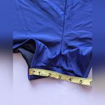 Women's Blue Short Mid Rise Swim Bikini Shorts Sommer Pool Lightweight Size XL Photo 5