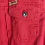 Lauren Ralph Lauren Women’s Red Trucker Jacket Size Petite Small Photo 3