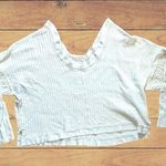 We The Free  Oversized Classic Ribed Thermal Women Size Large Cotton Blend Boho Photo 0