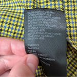 Urban Outfitters UO Darren Notched Pelmet Yellow Houndstooth Mini Skirt Sz S Photo 4