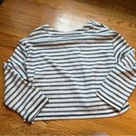 Urban Outfitters  blue and white deep-v henley sweater size XS Photo 1