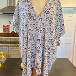 Karlie  Leopard Print Top in Gray and Cream Photo 0