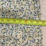 Mable Poplin Puff Sleeve Floral Dress Womens Size Large Cottage Prairie Green Photo 6