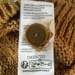 Anthropologie  Cottage Balloon Sleeve Battenberg Lace Collared Cardigan Sweater L Photo 10