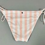 Victoria's Secret Victoria’s Secret Pastel Pink White Striped String Bikini Bathing Suit Swimsuit Swimwear Swim Bottoms Size S 👙🤍 Photo 2