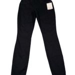 NYDJ Ami Skinny Jeans Black Stretch Women's Size 00P Petite Photo 0