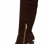 Michael Kors Brown Suede Knee-High Boots Photo 0