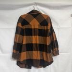 Blu Pepper Orange Plaid Buffalo Print Shacket Sz S Photo 10