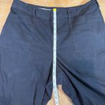 Pilcro  Wide Leg Cropped Pants Black Size 32 Photo 7