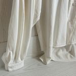 Fantastic Fawn  Lace Eyelet Button Shirt White Women Size L Boho Western Puffy Photo 8